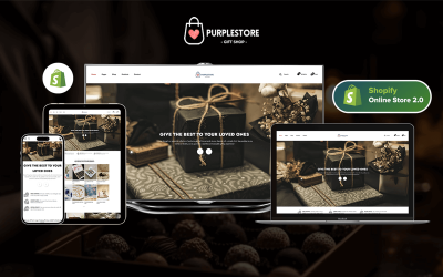 The Purple Store – Geschenk-Shopify-Theme