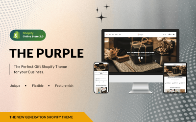 The Purple Store - Thème Shopify pour cadeaux