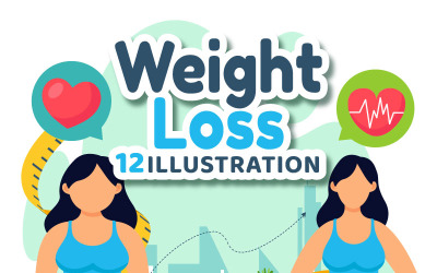 12 Illustration de perte de poids