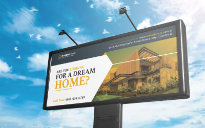 Real Estate Billboard, Creative and Unique Real Estate Billboard, Banner or Signage Design