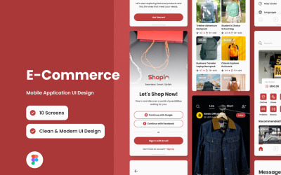 Shopio - aplicativo móvel de comércio eletrônico
