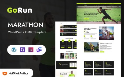 GoRun - Marathon Sport Event Víceúčelové téma WordPress Elementor