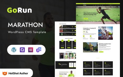 GoRun – maratoni sportesemény többcélú WordPress Elementor téma