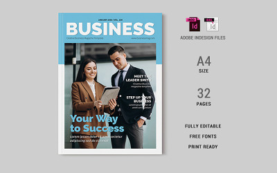 Modelo de revista de negócios 15