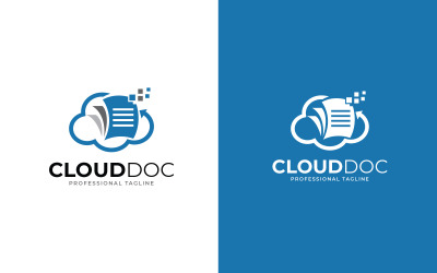 Шаблон оформлення логотипу Cloud Doc