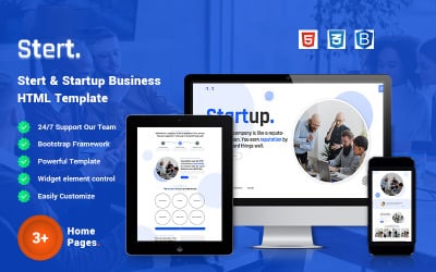 Stert - Plantilla de sitio web para empresas emergentes