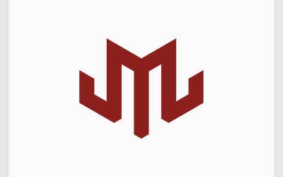 Logo z mocnym monogramem litery M