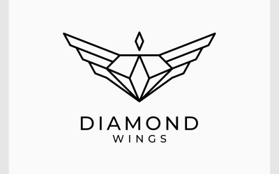 Логотип ювелірних виробів Diamond Wing
