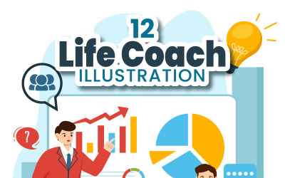 12 Life Coach illusztráció