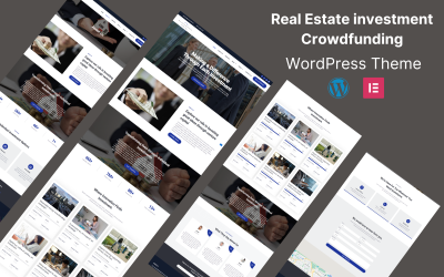 Tema de WordPress Elementor de crowdfunding de inversión inmobiliaria