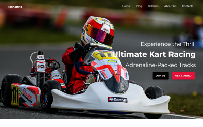 TishKarting – Thème WordPress pour le karting