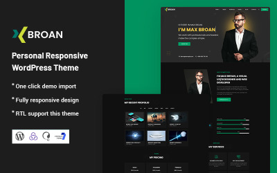 Broan - Tema de WordPress con capacidad de respuesta personal