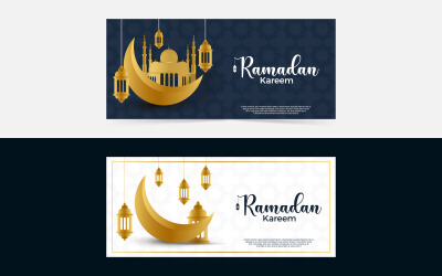 Projekt tła plakatu Ramadan Kareem