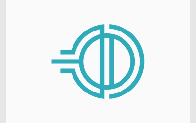 Buchstabe OD Movement Monogramm Logo