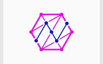 Hexagon Connection Analysis Logo