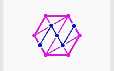 Логотип аналізу шестикутних з&amp;#39;єднань