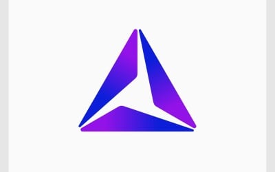 Triangle Triangular Modern Logo