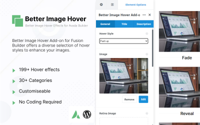 Bessere Bild-Hover-Effekte für Avada Builder