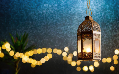 Boldog ramadan kareem háttér illusztráció 14