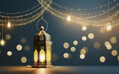 Happy ramadan kareem background illustration 11