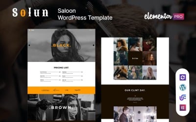 solun - Beauty &amp;amp; Hair Salon WordPress Theme