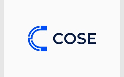 Современный логотип технологии буквы C