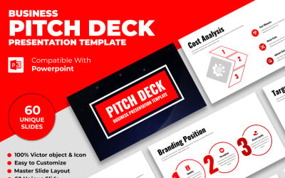 Business Pitch Deck Presentation Design Layout