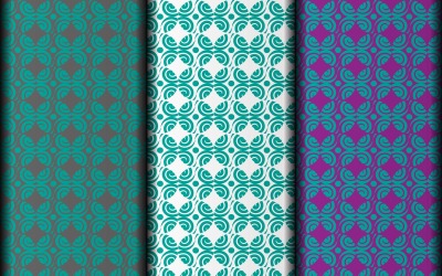 Design de padrão vetorial de estilo de fundo de formas geométricas.