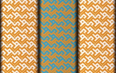 Design del modello con alcuni elementi di forme.