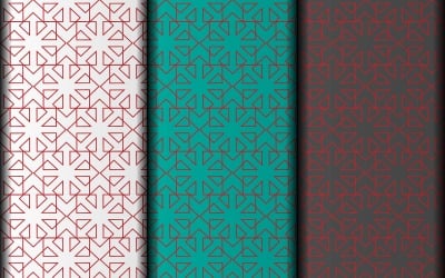 Forma totalmente mutável com design de padrão vetorial