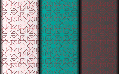 Vollständig veränderbare Form mit Vektormusterdesign