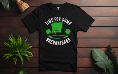 Dags för lite Shenanigans-skjorta - Funny Quote Tee, Shenanigans-skjorta,