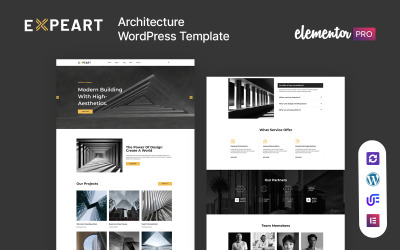 Expeart - Arkitektur och fastigheter WordPress-tema