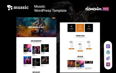 Música - Tema de WordPress para música