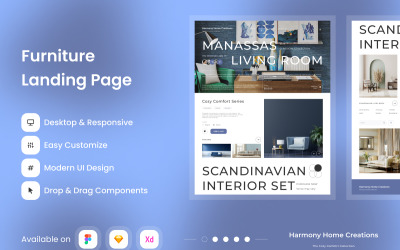 Harmony Home Creations - Mobilya Açılış Sayfası V2