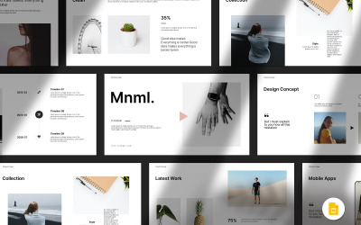 Layout minimo della presentazione di Googleslide