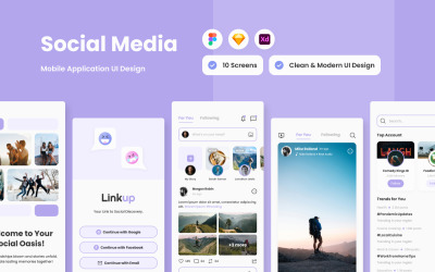Linkup - aplicativo móvel de mídia social