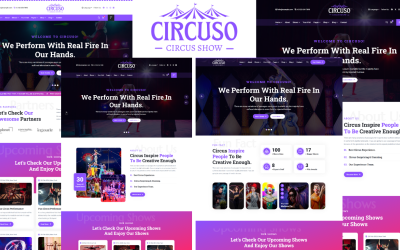 Circuso - Modelo HTML5 de Circo