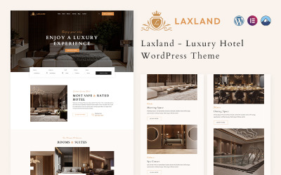 Laxland — тема WordPress для роскошных отелей