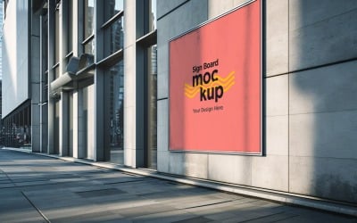 Bordmodel op gebouwmuur 101