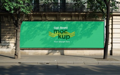 roadside Sign Board For Advertisement 06