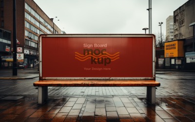 Billboard Sign Mockup Template 10