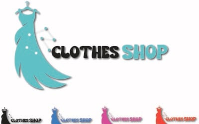 Clothes Shop Logo Template Dress Shop Logo
