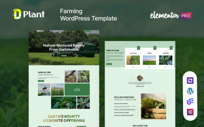Dplant – Mezőgazdasági gazdálkodás WordPress téma