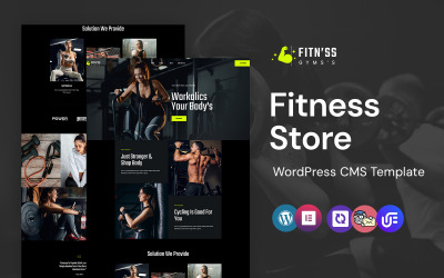 Fitnss - Gym och fitness WordPress Elementor Theme