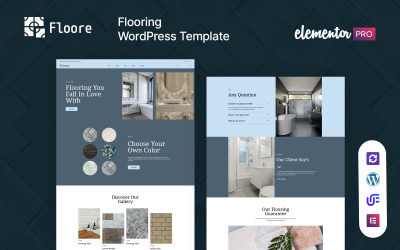 Floore — motyw WordPress dotyczący płytek, podłóg, kostki brukowej i płytek