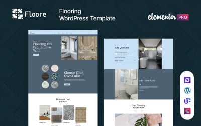 Floore – тема WordPress з плитки, підлоги, мощення та плитки