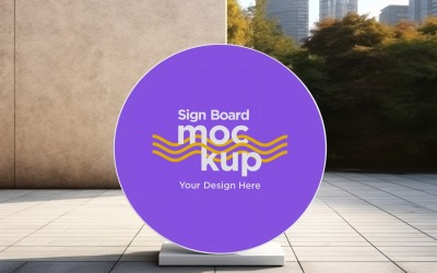 roadside Sign Board For Advertisement 04