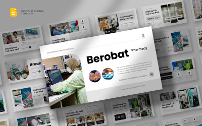 Berobat – Orvosi és gyógyszerészeti Google Diák sablon