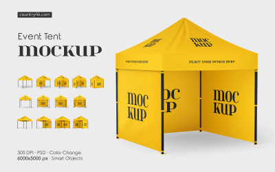 Event Tent PSD Mockup Set